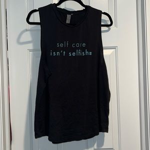 Sweaty Betty self care workout tank size large